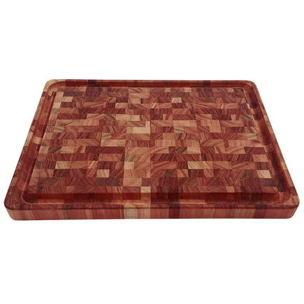 Tábua Cubus para Churrasco Tramontina Retangular em Madeira Mista 45x34 cm